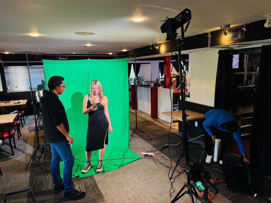 Green screen filming